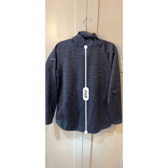 Columbia Chillin Fleece Pullover Sweater Women’s Large Turtleneck Cozy Warm Blue - Picture 8 of 8